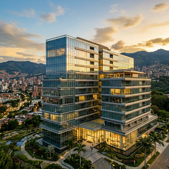 Edificios residenciales en el Valle de Aburrá